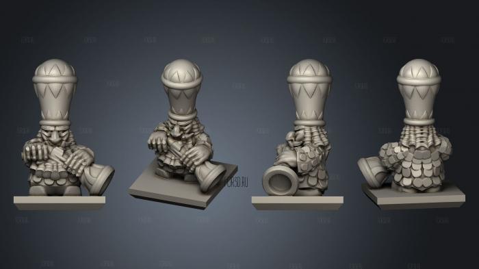 Magma dwarf 13 stl model for CNC