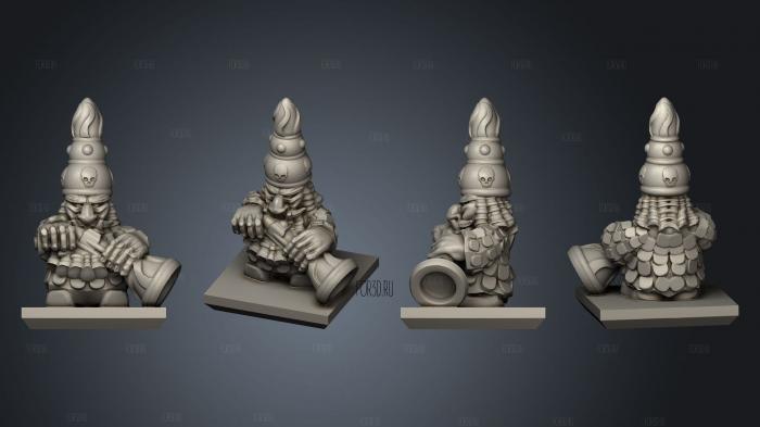 Magma dwarf 14 stl model for CNC