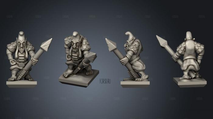 Magma Hob Gob Boltthrower Crew 1 stl model for CNC