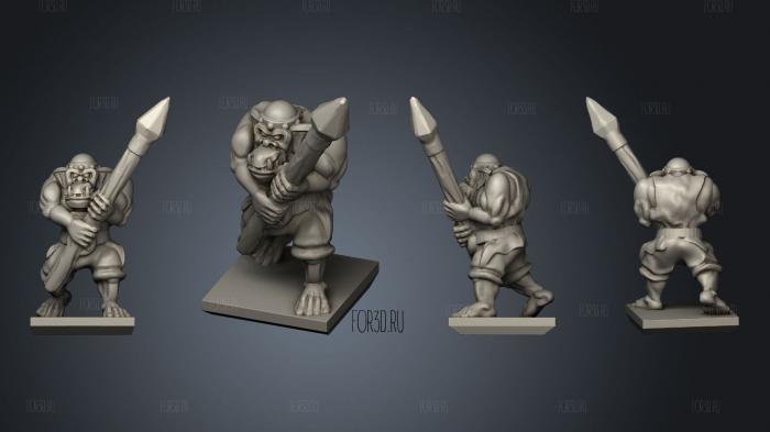 Magma Orc 01 stl model for CNC
