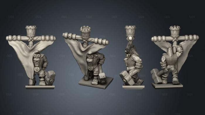 Magma Orc Bannermerged stl model for CNC
