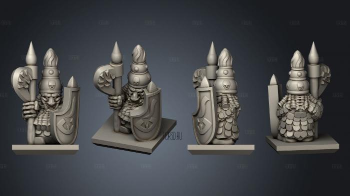 Magma Warrior 1 stl model for CNC