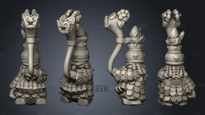 Magma Warrior Musikan 3d stl модель для ЧПУ