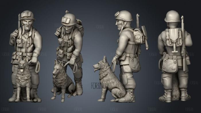 Maitre chien paratrooper 28 3d stl модель для ЧПУ