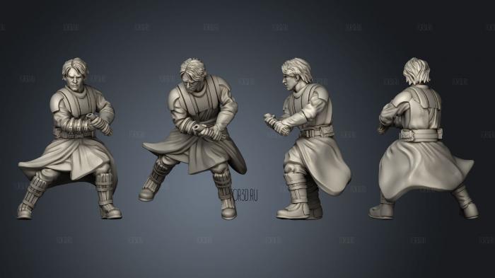 Master Wizard Warrior stl model for CNC