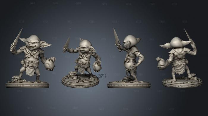 Masters Of Dungeons Quest Goblin stl model for CNC
