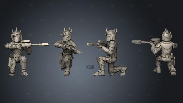 Mauldalorians Sniper 3d stl модель для ЧПУ