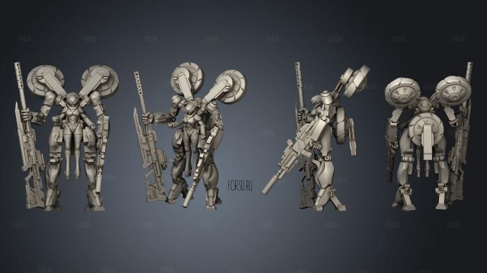 MECHA SLAVE stl model for CNC