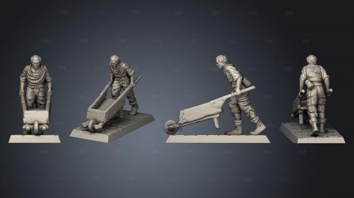 MEDIEVAL ARCHER 4 stl model for CNC