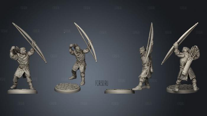 Medieval bowman 11 3d stl модель для ЧПУ