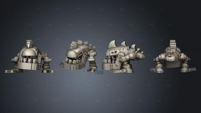 Meka Dogosaurs 03 stl model for CNC