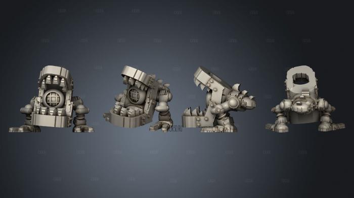 Meka Dogosaurs 12 stl model for CNC