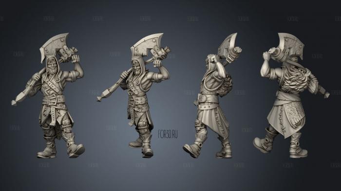 Melee Bandit 1 A stl model for CNC