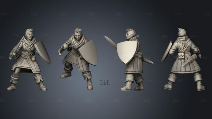 MERCENARIES 01 stl model for CNC