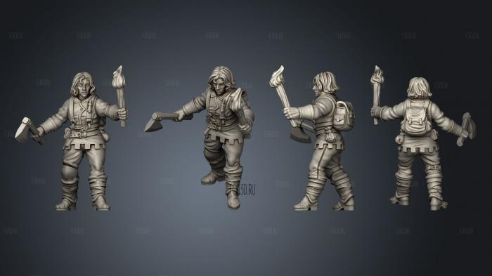 MERCENARIES 03 stl model for CNC