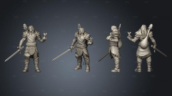 Mercenary stl model for CNC