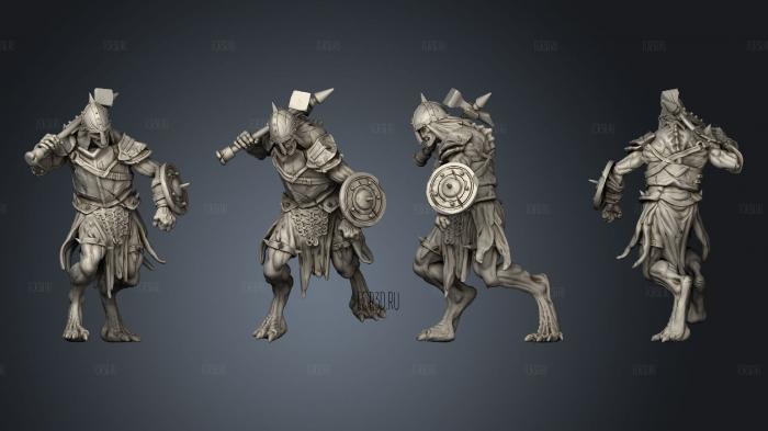 mercenary 01 3d stl модель для ЧПУ