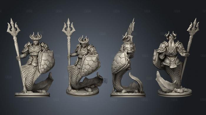 Merfolk Female A 003 3d stl модель для ЧПУ