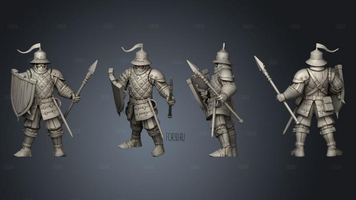 Militia 1 Spear 3d stl модель для ЧПУ