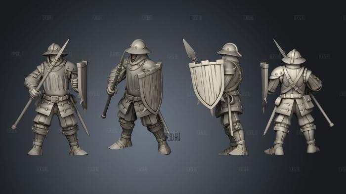 Militia 3 Spear 3d stl модель для ЧПУ