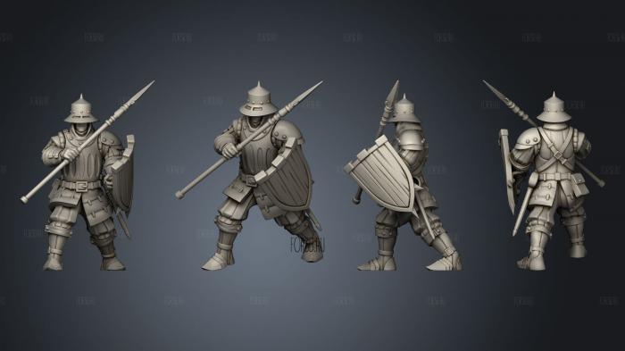 Militia 5 Spear 3d stl модель для ЧПУ