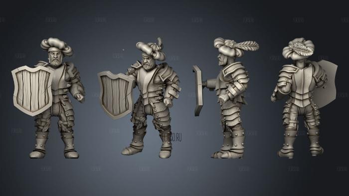 Militia 04 3d stl модель для ЧПУ