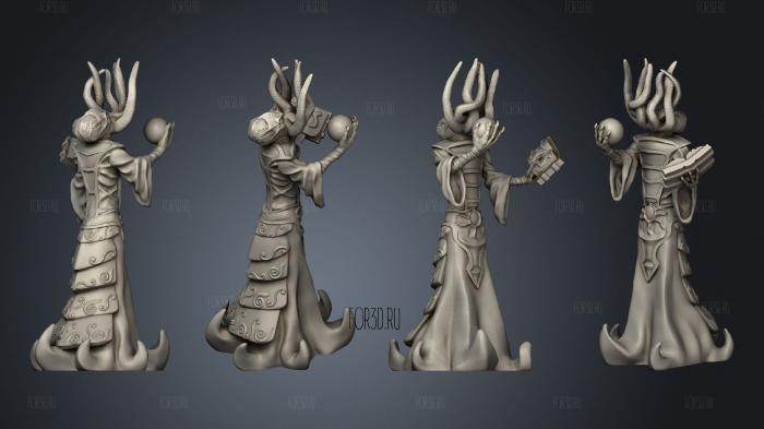 Mindflayer Casting stl model for CNC