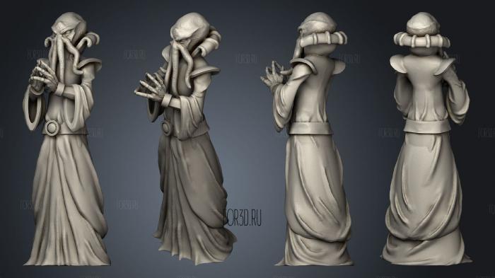 Mindflayer Standing 3d stl модель для ЧПУ