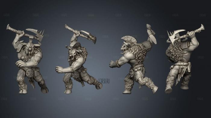 Minotaur 02 3d stl модель для ЧПУ