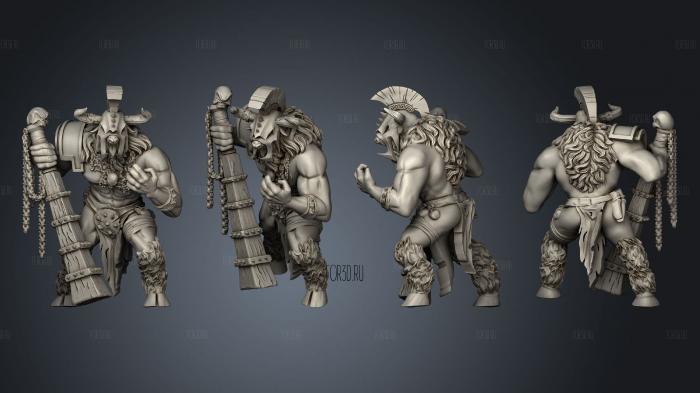 Minotaur 03 3d stl модель для ЧПУ