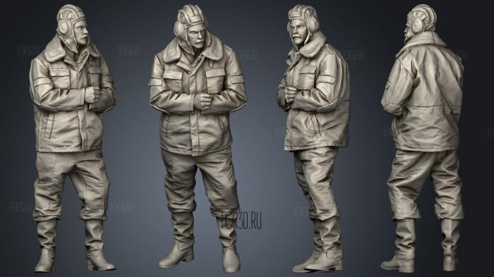 Modern Soldier 001 3d stl модель для ЧПУ