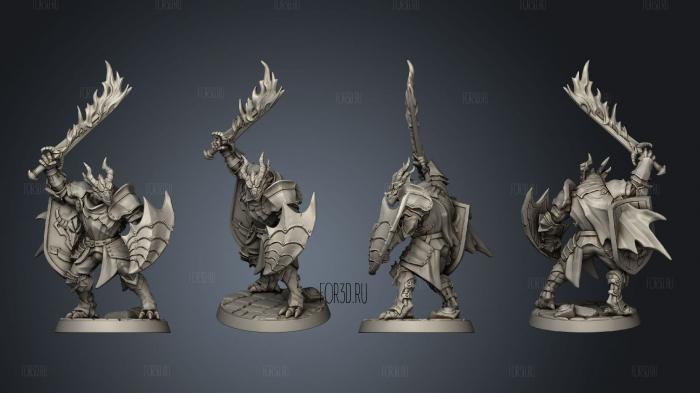 Modulars Dragonguard A m stl model for CNC