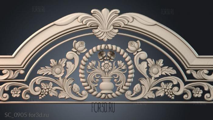 SC_0905 3d stl for CNC