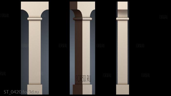 ST_0420 3d stl модель для ЧПУ