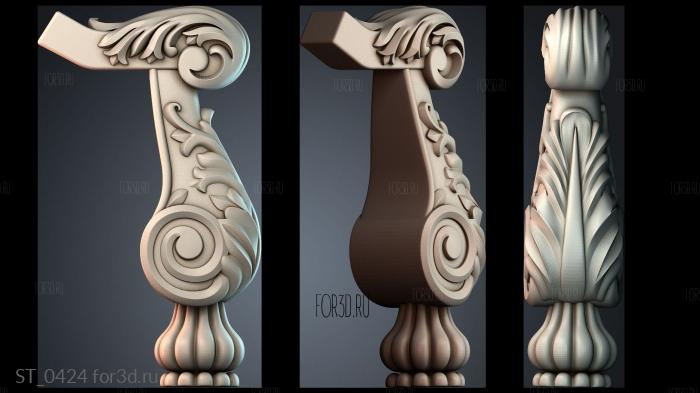 ST_0424 3d stl for CNC