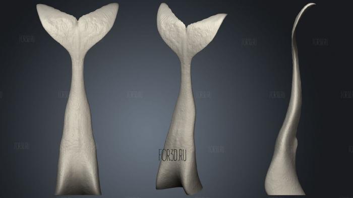 Chair with a tail 3d stl for CNC