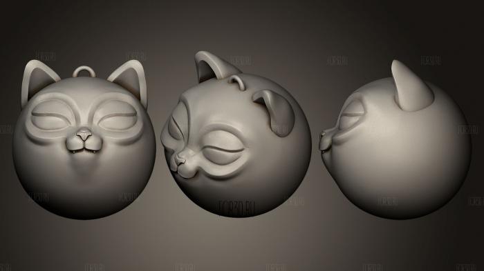 Cat Mas Tree Ornaments For 3d Print 2 3d stl модель для ЧПУ