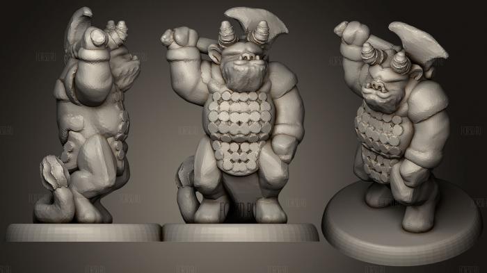 Tribes of the Dark Forest stl model for CNC
