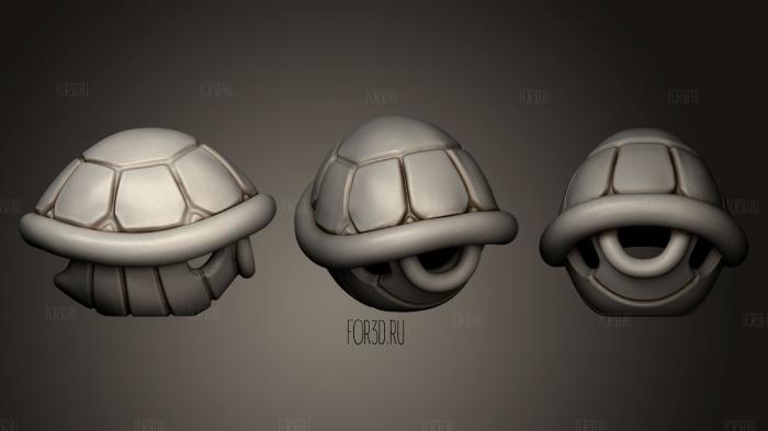Turtle Shell Fan Art stl model for CNC