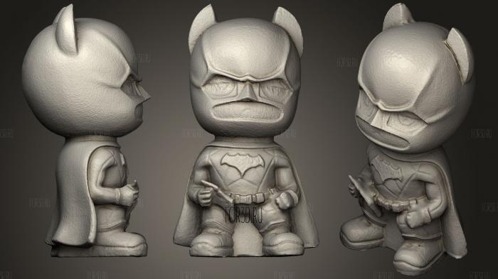 Batman (Generated By Revopoint Pop) stl model for CNC