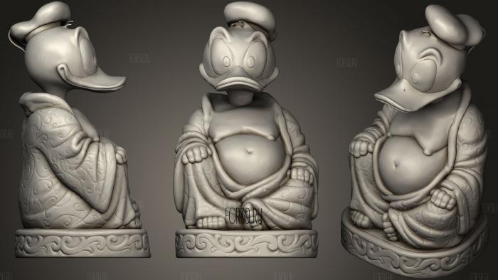 Donald Duck Buddha (Retro Collection) 3d stl модель для ЧПУ