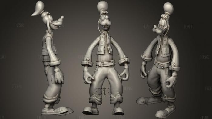 Kingdom Hearts Goofy 3d stl модель для ЧПУ