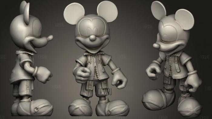 Kingdom Hearts Mickey Mouse 3d stl модель для ЧПУ