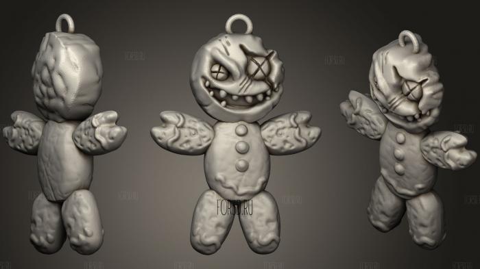 Krampus Evil Girgerbread Ornament static pose