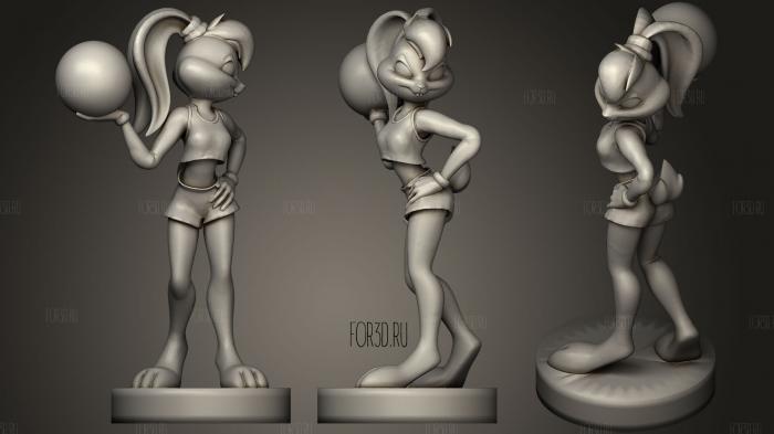 Lola Bunny By Fursat stl model for CNC