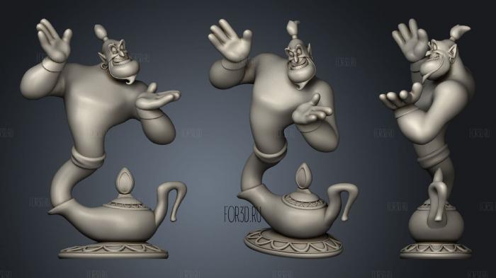 Djinn stl model for CNC