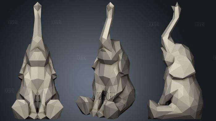 ELEFANTE 01 3d stl модель для ЧПУ