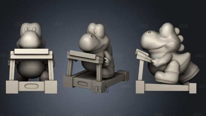 Fat Yoshi 3d stl модель для ЧПУ