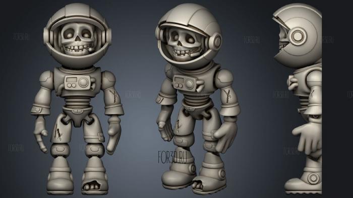 Flexi Astronaut Skeleton 3d stl модель для ЧПУ