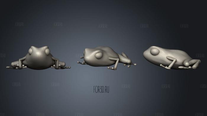 Frog 3d stl модель для ЧПУ